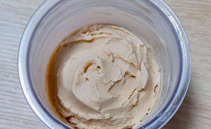 מתכון לגלידת חלבון פרווה קרמל קוקוס NINJA CREAMI