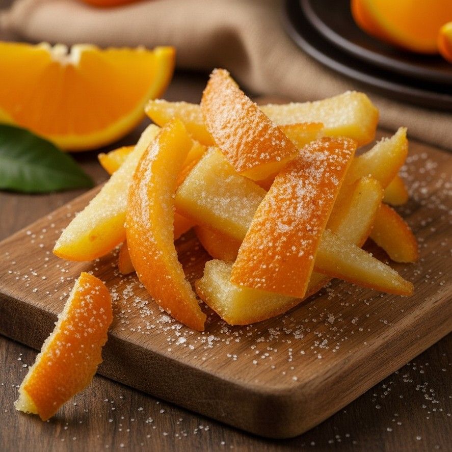 מתכון לקליפות תפוז מתוקות ללא סוכר