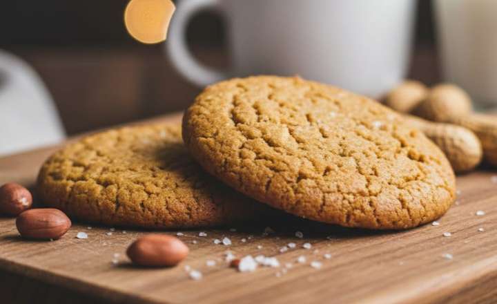 מתכון לעוגיות חמאת בוטנים קריספיות ללא סוכר