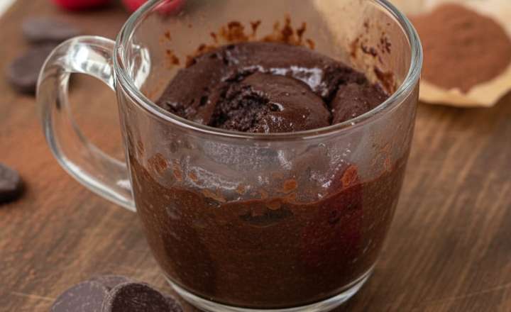 מתכון לעוגת שוקולד חלבון במיקרוגל דל פחמימה