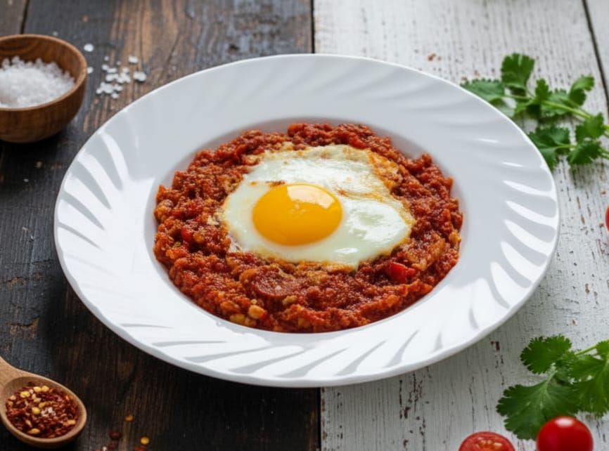 מתכון לשקשוקה חריימה עשירה בחלבון