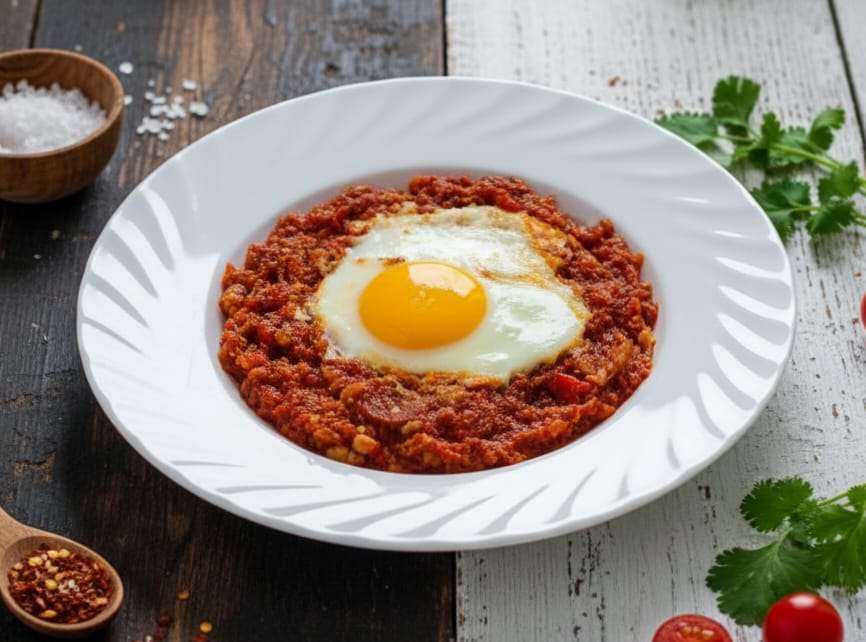 מתכון לשקשוקה חריימה עשירה בחלבון