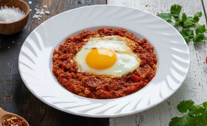 מתכון לשקשוקה חריימה עשירה בחלבון