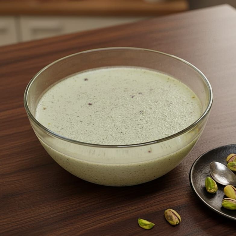 מתכון לפודינג פיסטוק עשיר בחלבון