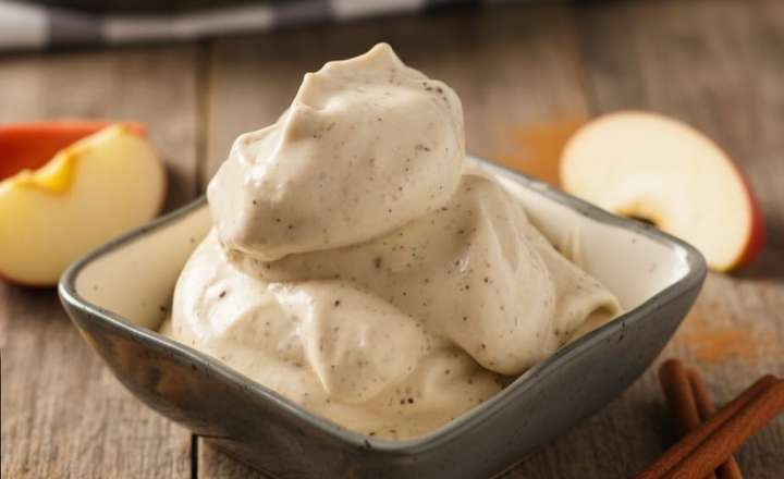 מתכון לגלידת חלבון פאי תפוחים