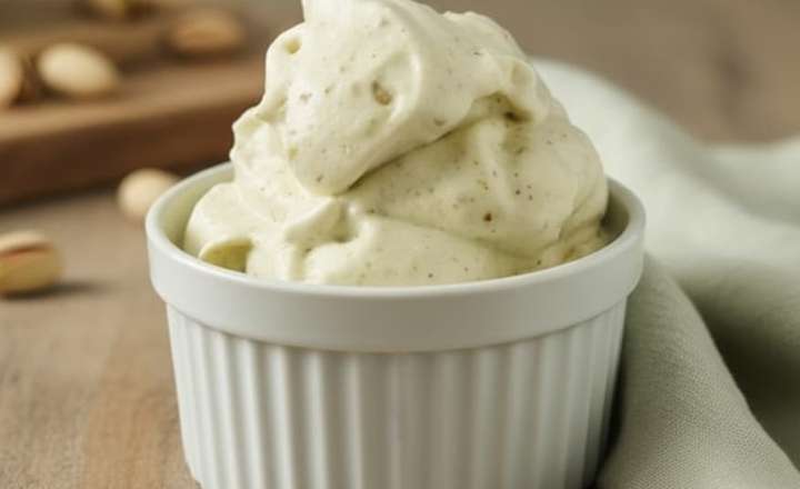 מתכון לגלידת חלבון פיסטוק