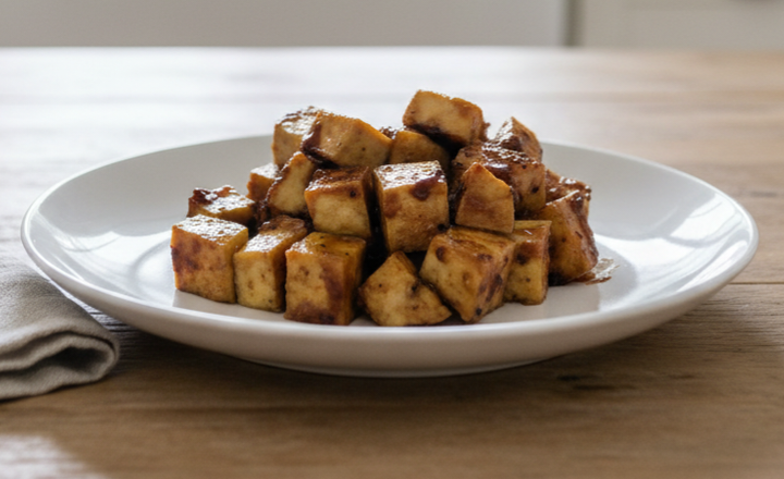 מתכון לקוביות טופו ברוטב אסייתי ללא סוכר