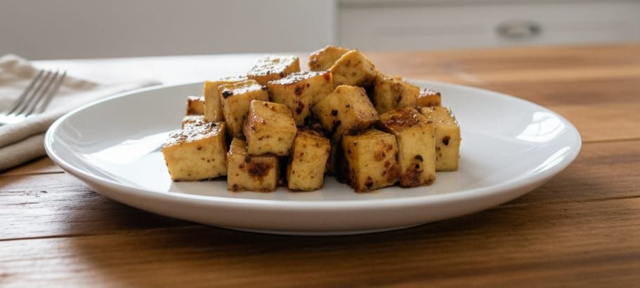 מתכון לקוביות טופו ברוטב צ'ילי ללא סוכר