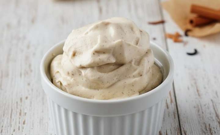 מתכון לגלידת חלבון עוגת בננה אגוזים