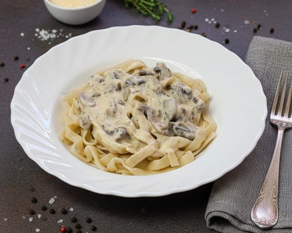 מתכון לרוטב שמנת פטריות דל שומן