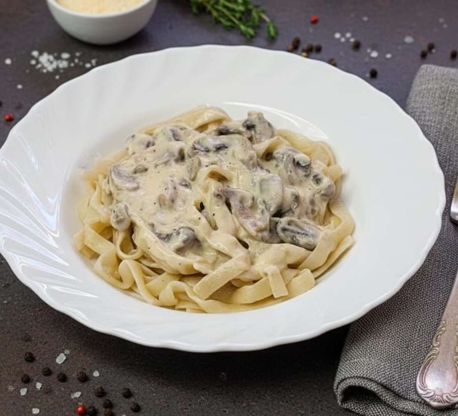 מתכון לרוטב שמנת פטריות דל שומן