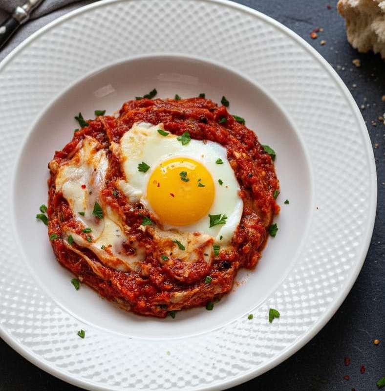 מתכון לשקשוקה בטעם פיצה עשירה בחלבון