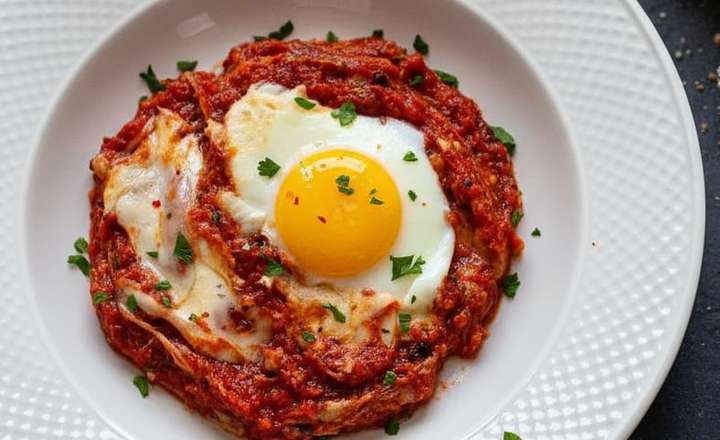 מתכון לשקשוקה בטעם פיצה עשירה בחלבון