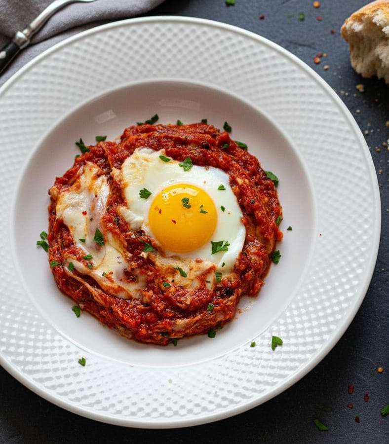 מתכון לשקשוקה בטעם פיצה עשירה בחלבון
