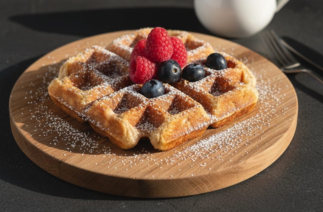 מתכון לוופל בלגי חלבון פרווה