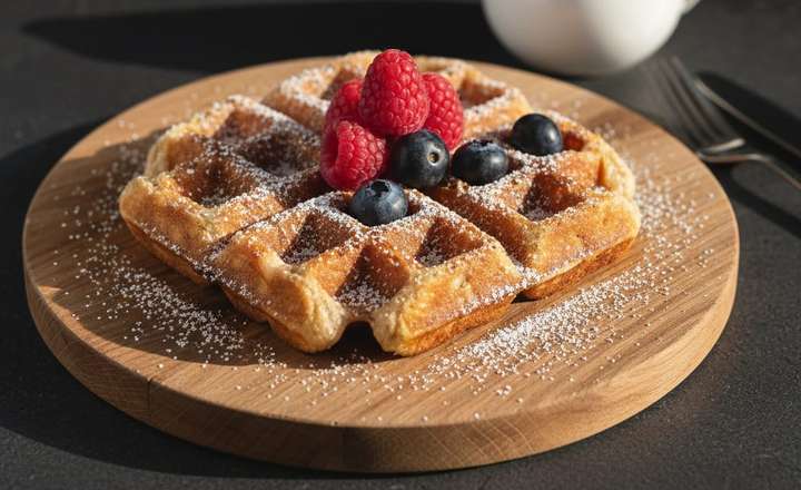 מתכון לוופל בלגי חלבון פרווה