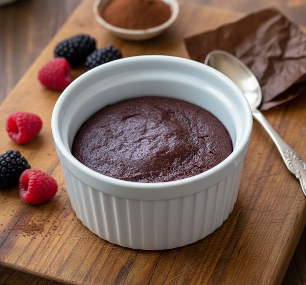 מתכון לסופלה שוקולד טבעוני עשיר בחלבון