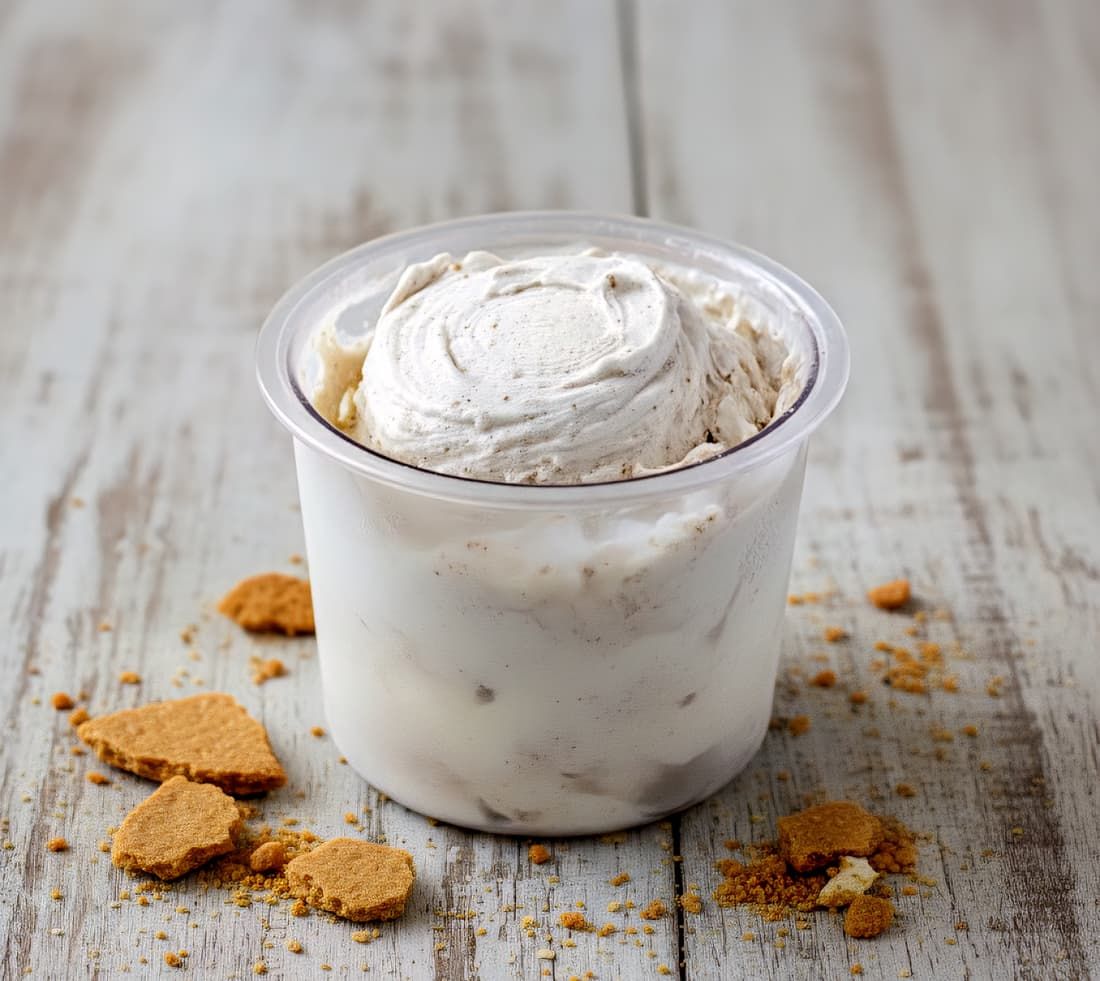 מתכון לגלידת חלבון עוגת גבינה פירורים NINJA CREAMI