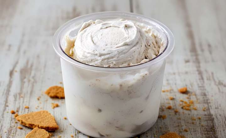 מתכון לגלידת חלבון עוגת גבינה פירורים NINJA CREAMI