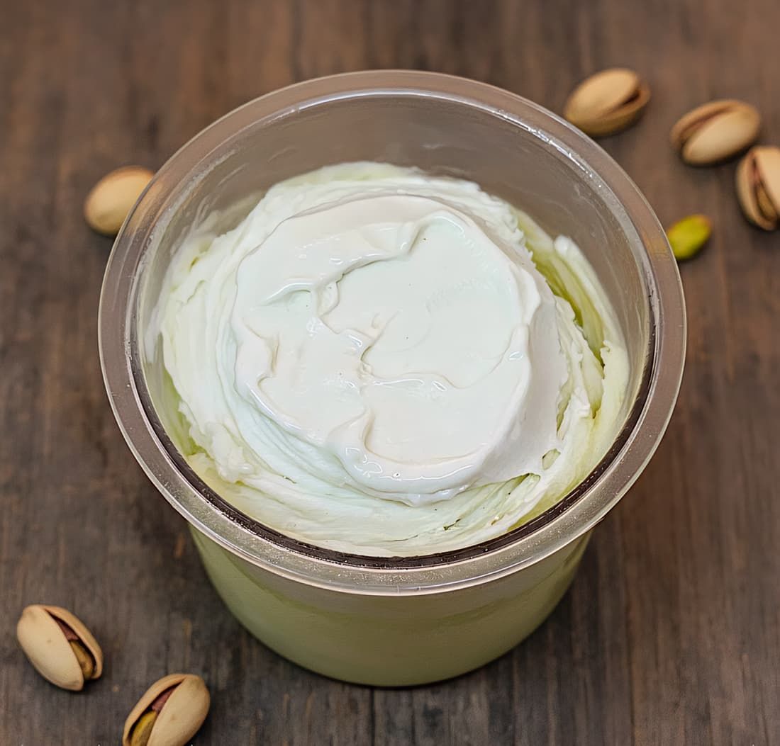 מתכון לגלידת חלבון בטעם פיסטוק NINJA CREAMI