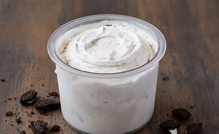 מתכון לגלידת חלבון וניל עוגיות NINJA CREAMI