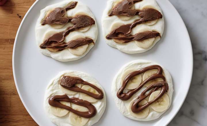 מתכון לגלידוניות יוגורט בננה קרמל