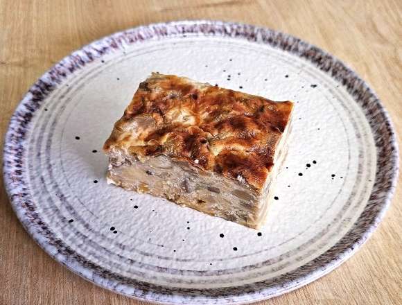 מתכון לפשטידת פטריות דלת קלוריות