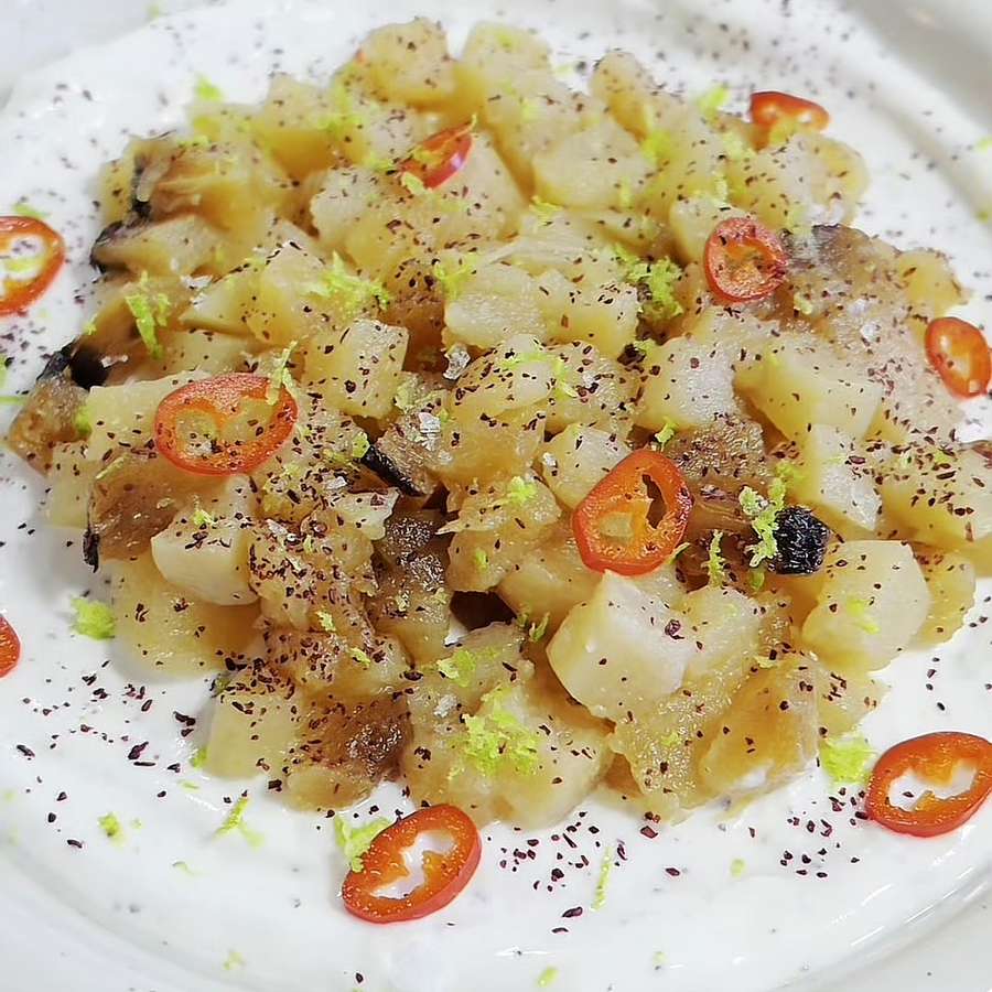 מתכון לסביצ׳ה קולורבי צלוי על יוגורט PRO