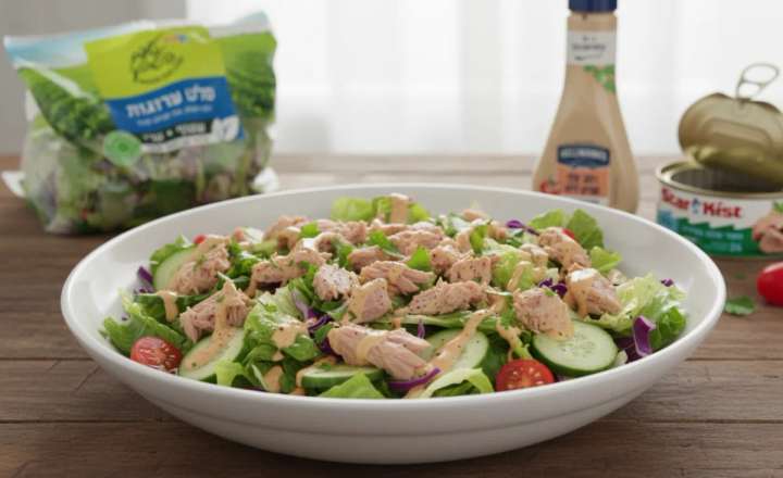 מתכון לסלט עשיר בחלבון ב3 דקות