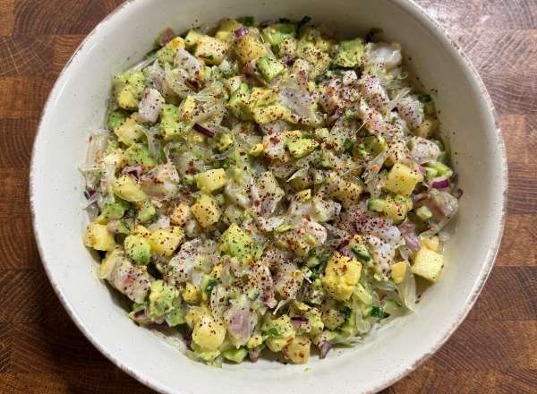 מתכון לסביצ'ה דג לבן דל קלוריות