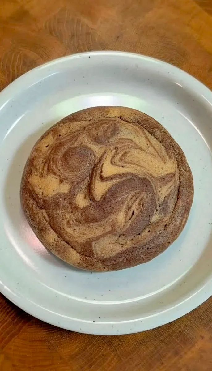 עוגיית חלבון שוקולד וחמאת בוטנים במיקרו לחיטוב ב-90 שניות!